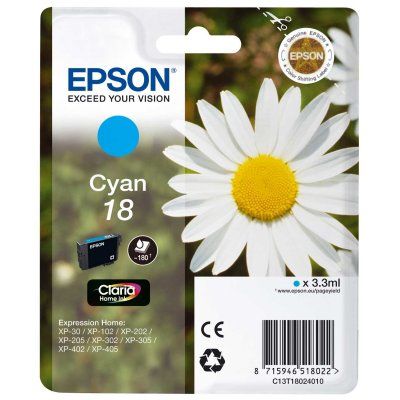 Epson Cartucho T1802 Cian XP225322422